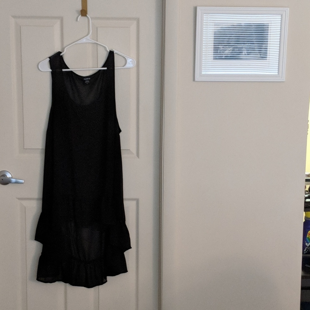 Sheer High/Low Top or Cover Up